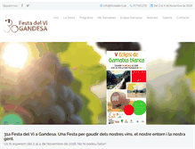 Tablet Screenshot of festadelvi.cat